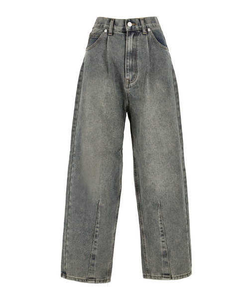 coca（coca）（コカ）の「タックカーブデニム（デニムパンツ・レディース・ブラック/ブルー・M/S/L）」の17枚目の写真