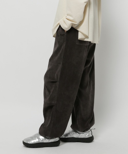 niko and...（ニコアンド）の「ゆるっと起毛スノーパンツ（その他パンツ・レディース・サックスブルー/アイボリー/チャコール・FREE）」の12枚目の写真