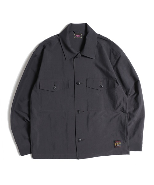 ROTAR（ローター）の「Nylon Rip Stop Military shirt（シャツ/ブラウス・メンズ・スミクロ/ネイビー・MEDIUM/LARGE/X-LARGE）」の2枚目の写真