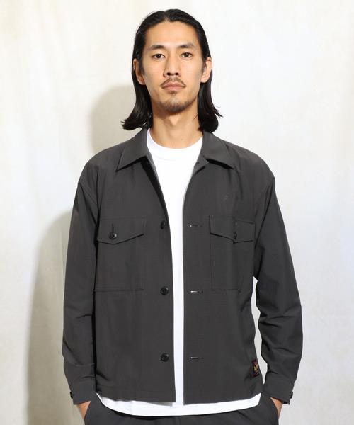 ROTAR（ローター）の「Nylon Rip Stop Military shirt（シャツ/ブラウス・メンズ・スミクロ/ネイビー・MEDIUM/LARGE/X-LARGE）」の7枚目の写真