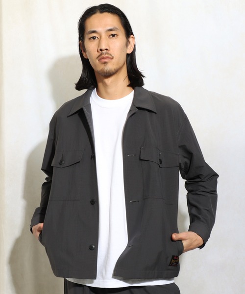 ROTAR（ローター）の「Nylon Rip Stop Military shirt（シャツ/ブラウス・メンズ・スミクロ/ネイビー・MEDIUM/LARGE/X-LARGE）」の8枚目の写真