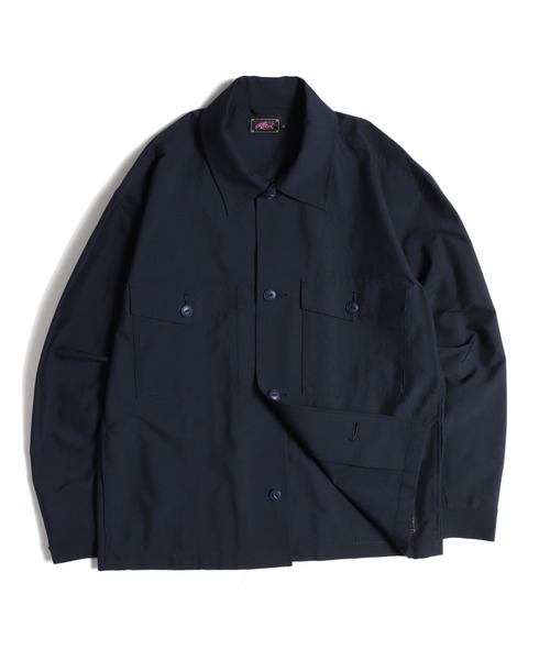 ROTAR（ローター）の「Nylon Rip Stop Military shirt（シャツ/ブラウス・メンズ・スミクロ/ネイビー・MEDIUM/LARGE/X-LARGE）」の14枚目の写真