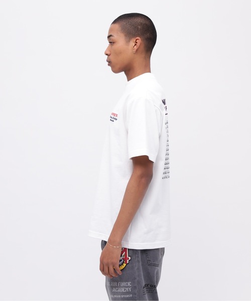 国内発送【AVIREX】USAFA SQUADRONS EMBROIDERY T-SHIRT USAFA SQUADRONS EMBROIDERY T-SHIRT / 刺繍 半袖Tシャツ