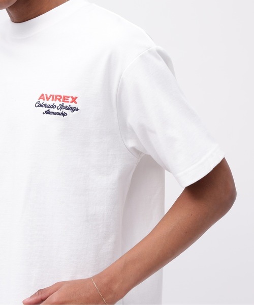 AVIREX（アヴィレックス）の「USAFA SQUADRONS EMBROIDERY T-SHIRT / 刺繍 半袖Tシャツ / AVIREX / アヴィレックス（Tシャツ/カットソー・メンズ・チャコール/ホワイト/オレンジ/ネイビー・LARGE/MEDIUM/XX-LARGE/X-LARGE）」の19枚目の写真