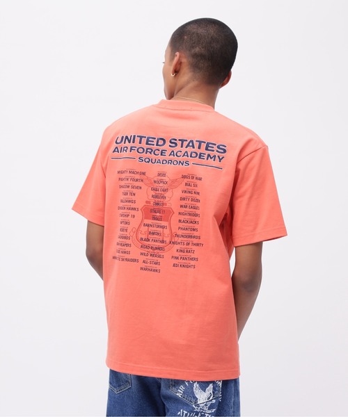 AVIREX アヴィレックス USAFA SQUADRONS EMBROIDERY T-SHIRT USAFA SQUADRONS EMBROIDERY T-SHIRT / 刺繍 半袖Tシャツ