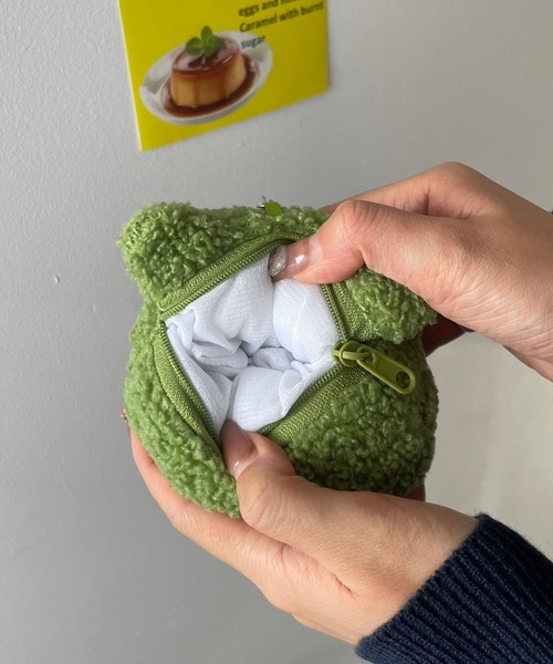 WEGO/もこもこけろちゃんぬいぐるみポーチ（ポーチ）｜WEGO（ウィゴー