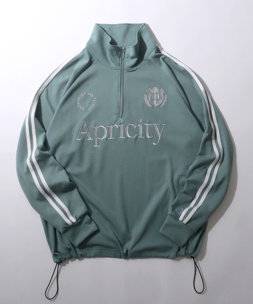 【セール】Game Half Zip Sweat shirt/オーバーサイズ ブロークコア ゲームシャツ ユニフォーム ポンチ ハーフジップ トレーナー スウェット（スウェット）｜SITRY（シトリー）