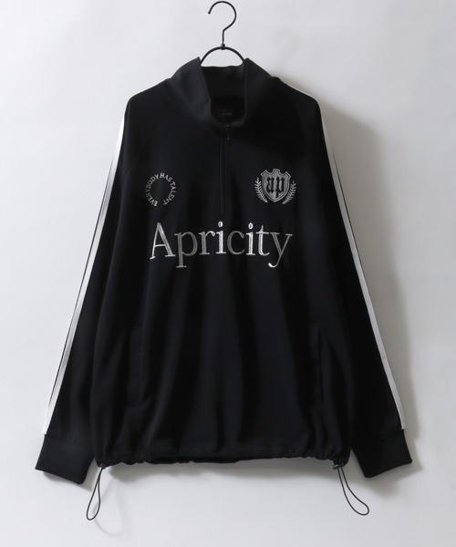 【セール】Game Half Zip Sweat shirt/オーバーサイズ ブロークコア ゲームシャツ ユニフォーム ポンチ ハーフジップ トレーナー スウェット（スウェット）｜SITRY（シトリー）