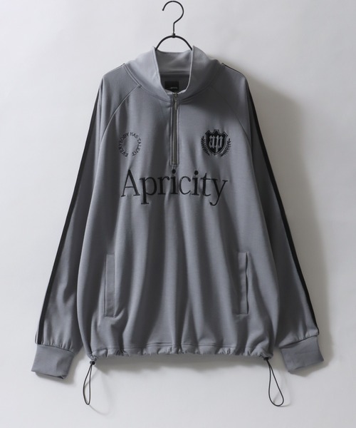 【セール】Game Half Zip Sweat shirt/オーバーサイズ ブロークコア ゲームシャツ ユニフォーム ポンチ ハーフジップ トレーナー スウェット（スウェット）｜SITRY（シトリー）