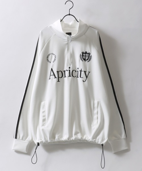 【セール】Game Half Zip Sweat shirt/オーバーサイズ ブロークコア ゲームシャツ ユニフォーム ポンチ ハーフジップ トレーナー スウェット（スウェット）｜SITRY（シトリー）