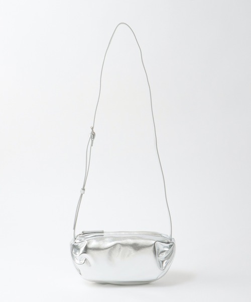 Three Four Time(スリーフォータイム)の「ギョウザ型ミニショルダー(ショルダーバッグ・レディース・イエロー/シルバー/ブラック・FREE)」の6枚目の写真