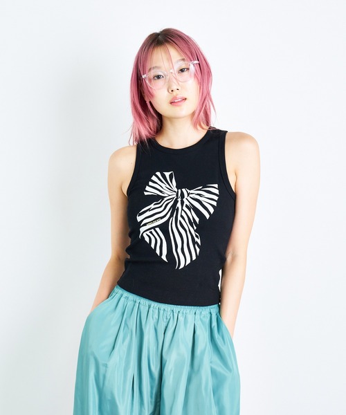 キャンディリボン タンクトップ（タンクトップ）｜ANNA SUI NYC（アナ スイ エヌ ワイ シー）