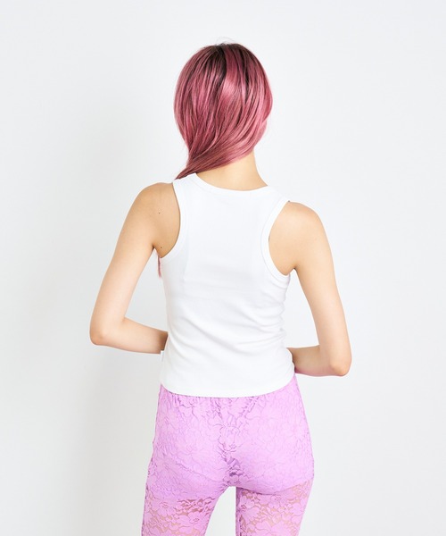 ANNA SUI NYC(アナ スイ エヌ ワイ シー)の「キャンディリボン タンクトップ(タンクトップ・レディース・ブラック/サックスブルー/ホワイト・FREE)」の10枚目の写真