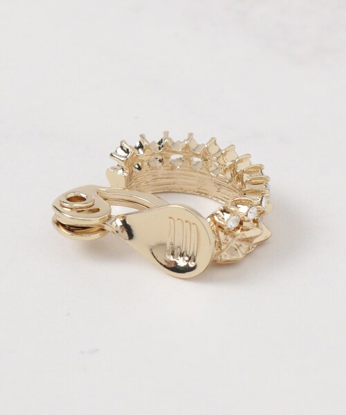 SHOO・LA・RUE（シューラルー）の「【痛くなりにくい】ビジュー2連イヤリング（イヤリング・レディース・ピンクゴールド/シルバー/ゴールド・00）」の6枚目の写真