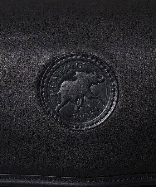 Hunting World(ハンティングワールド)の「HUNTING WORLD / レザー キャリーオール M(トートバッグ・メンズ・ブラック・ONE SIZE)」の7枚目の写真