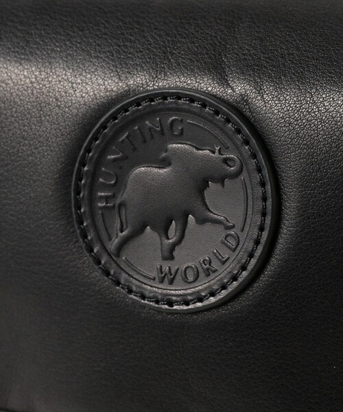 Hunting World(ハンティングワールド)の「HUNTING WORLD / レザー キャリーオール M(トートバッグ・メンズ・ブラック・ONE SIZE)」の18枚目の写真