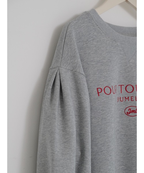 JUMELLE(ジュメロ)の「lace lettering sweat(Tシャツ/カットソー・レディース・グレー・FREE)」の17枚目の写真