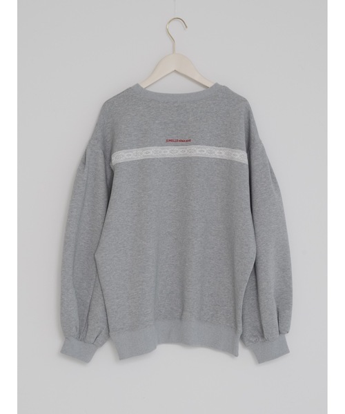 JUMELLE(ジュメロ)の「lace lettering sweat(Tシャツ/カットソー・レディース・グレー・FREE)」の19枚目の写真