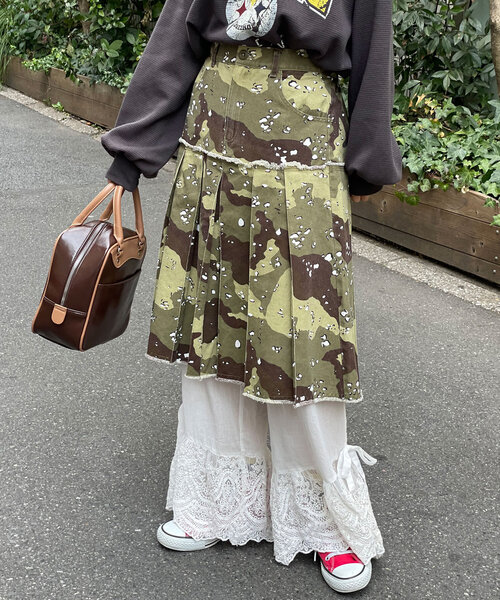 CIAOPANIC（チャオパニック）の「【She desires...】裾レースイージーパンツ（その他パンツ・レディース・オフホワイト・ONE SIZE）」の8枚目の写真