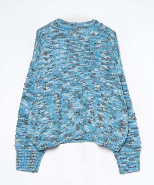ROSE BUD(ローズバッド)の「(MIRRORMIRRORONTHEWAL)ネップヤーン ニット(ニット/セーター・レディース・ブルー・ONE SIZE)」の2枚目の写真