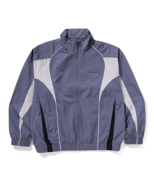 A BATHING APE（アベイシングエイプ）の「BATHING APE LOGO NYLON TRACK JACKET（その他アウター・メンズ・グレー/ブラック・LARGE/SMALL/MEDIUM/X-LARGE/XX-LARGE）」の2枚目の写真