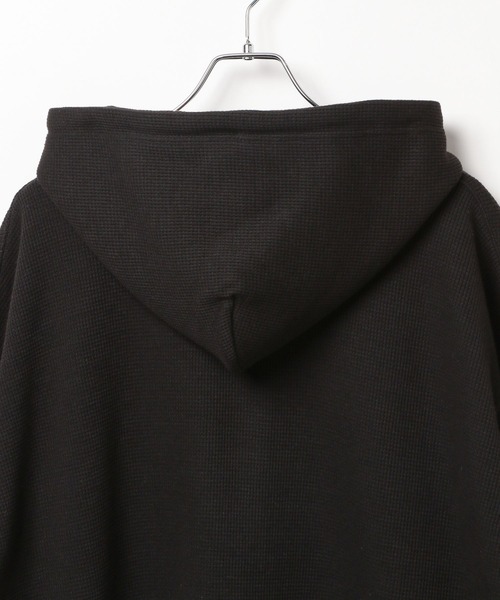 PBLIM（ページボーイリム）の「【UNISEX】ワッフルジップパーカー（パーカー・レディース・ブラック/グレー・SMALL/MEDIUM）」の14枚目の写真