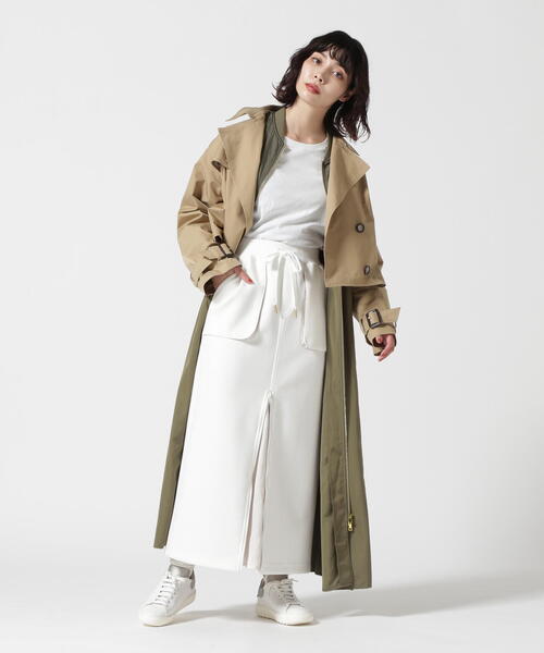 リズレー RISLEY コンビネーションスカート ベージュ ロングスカート リズレー RISLEY コンビネーションスカート ベージュ ロング