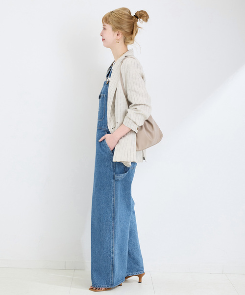 B.C STOCK(ベーセーストック)の「DU JOUR/デュ ジュール RODEO OVERALL(サロペット/オーバーオール・レディース・ブルー系その他・FREE)」の6枚目の写真
