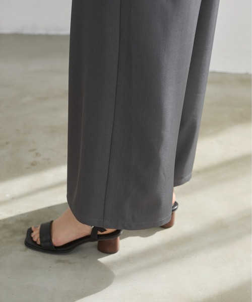 ANGIE（アンジー）の「【オケージョン対応 / セレモニー対応】チュールドッキングオールインワン / キャミサロペット（サロペット/オーバーオール・レディース・ダークグレー/ライトベージュ・FREE）」の5枚目の写真