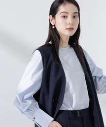 ナノユニバース シルク ブラウス ブラック♡未使用 Amazon.co.jp: [ナノ・ユニバース] フロントボタン Vネック