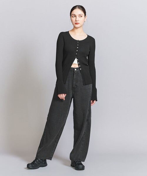 【新品】BEAUTY&YOUTH セルロースデニムカーブパンツCOBALT M BEAUTY&YOUTH UNITED ARROWS（ビューティーアンドユース