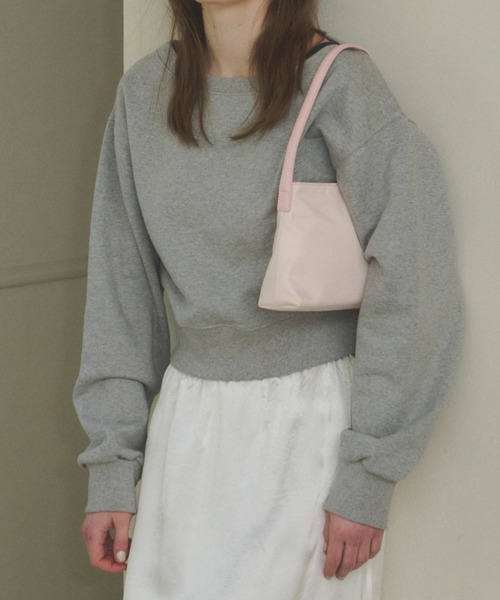 GIUNON（ジウノン）の「2way off shoulder sweat shirt / 2way オフショルダースウェットシャツ（スウェット・レディース・ネイビー/グレー・FREE）」の19枚目の写真