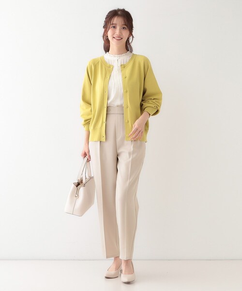 DRESKIP（ドレスキップ）の「【S-LL】オフィスシーンでも活躍 タックテーパードパンツ（その他パンツ・レディース・ブラック/ライトベージュ/グレー・01/02/03/04）」の14枚目の写真