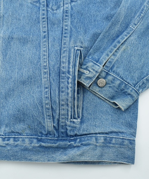 VINTAGE（ヴィンテージ）の「【ヴィンテージ古着】90’s Nickelodeon “NICK at NITE” 企業ロゴ入り デニムジャケット USA製（デニムジャケット・メンズ・ブルー・X-LARGE）」の6枚目の写真
