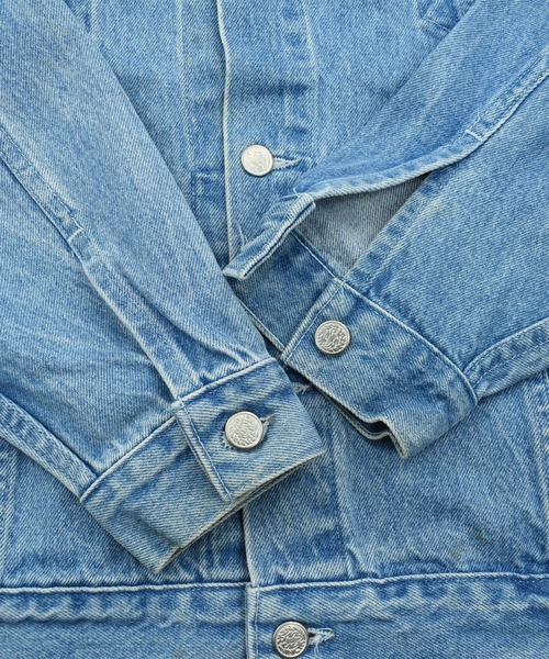 VINTAGE（ヴィンテージ）の「【ヴィンテージ古着】90’s Nickelodeon “NICK at NITE” 企業ロゴ入り デニムジャケット USA製（デニムジャケット・メンズ・ブルー・X-LARGE）」の4枚目の写真