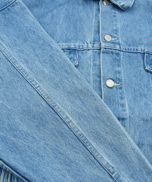 VINTAGE（ヴィンテージ）の「【ヴィンテージ古着】90’s Nickelodeon “NICK at NITE” 企業ロゴ入り デニムジャケット USA製（デニムジャケット・メンズ・ブルー・X-LARGE）」の5枚目の写真