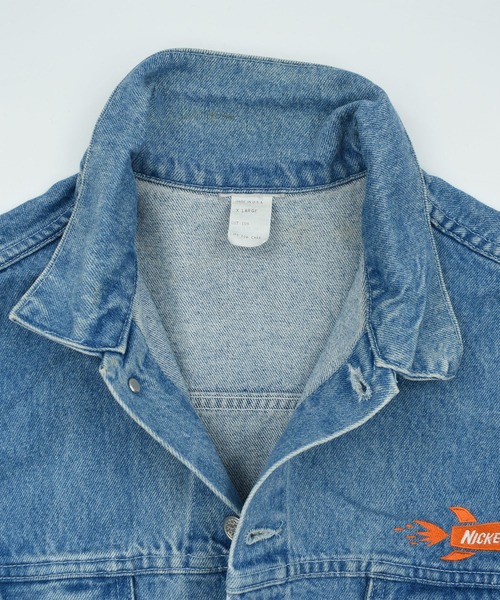 VINTAGE（ヴィンテージ）の「【ヴィンテージ古着】90’s Nickelodeon “NICK at NITE” 企業ロゴ入り デニムジャケット USA製（デニムジャケット・メンズ・ブルー・X-LARGE）」の3枚目の写真