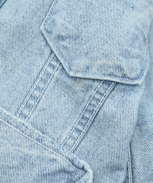 VINTAGE（ヴィンテージ）の「【ヴィンテージ古着】90’s Nickelodeon “NICK at NITE” 企業ロゴ入り デニムジャケット USA製（デニムジャケット・メンズ・ブルー・X-LARGE）」の12枚目の写真