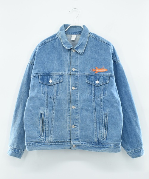 VINTAGE（ヴィンテージ）の「【ヴィンテージ古着】90’s Nickelodeon “NICK at NITE” 企業ロゴ入り デニムジャケット USA製（デニムジャケット・メンズ・ブルー・X-LARGE）」の9枚目の写真