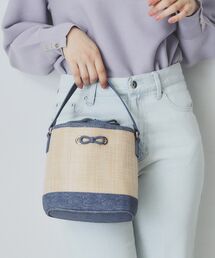 バケツバッグ」に該当するバッグ（リボン）ファッション通販