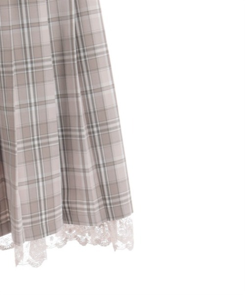 axes femme（アクシーズファム）の「チェック柄プリーツスカート（スカート・レディース・ブルー/ベージュ/ラベンダー・FREE）」の19枚目の写真