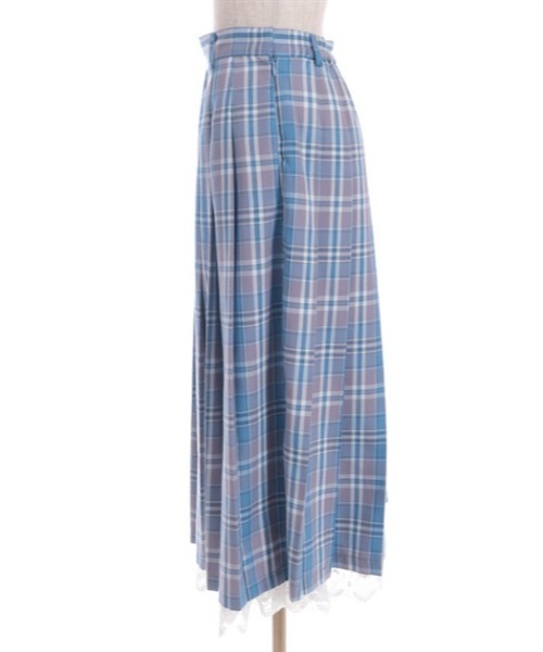 axes femme（アクシーズファム）の「チェック柄プリーツスカート（スカート・レディース・ブルー/ベージュ/ラベンダー・FREE）」の21枚目の写真