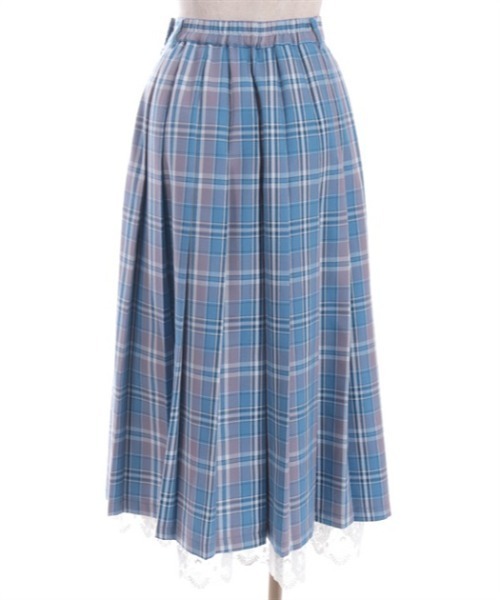 axes femme（アクシーズファム）の「チェック柄プリーツスカート（スカート・レディース・ブルー/ベージュ/ラベンダー・FREE）」の22枚目の写真