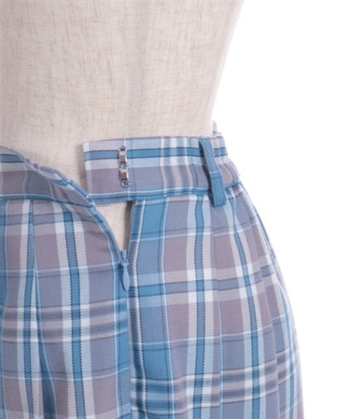axes femme（アクシーズファム）の「チェック柄プリーツスカート（スカート・レディース・ブルー/ベージュ/ラベンダー・FREE）」の13枚目の写真