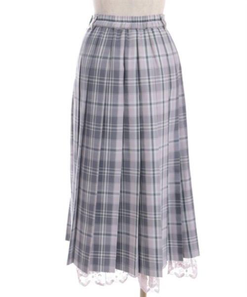 axes femme（アクシーズファム）の「チェック柄プリーツスカート（スカート・レディース・ブルー/ベージュ/ラベンダー・FREE）」の18枚目の写真