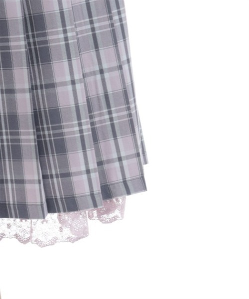 axes femme（アクシーズファム）の「チェック柄プリーツスカート（スカート・レディース・ブルー/ベージュ/ラベンダー・FREE）」の9枚目の写真