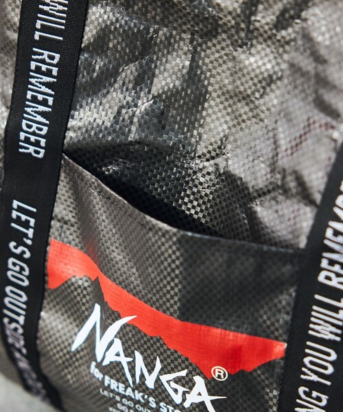 NANGA(ナンガ)の「NANGA × FREAK'S STORE/ナンガ × フリークスストア 別注 BIG TOTE BAG ビッグ トートバッグ(トートバッグ・メンズ・ブラック・ONE SIZE)」の19枚目の写真