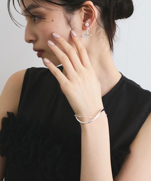 VIS（ビス）の「メタルチェーンバングル（バングル/リストバンド・レディース・シルバー/ゴールド・FREE）」の7枚目の写真