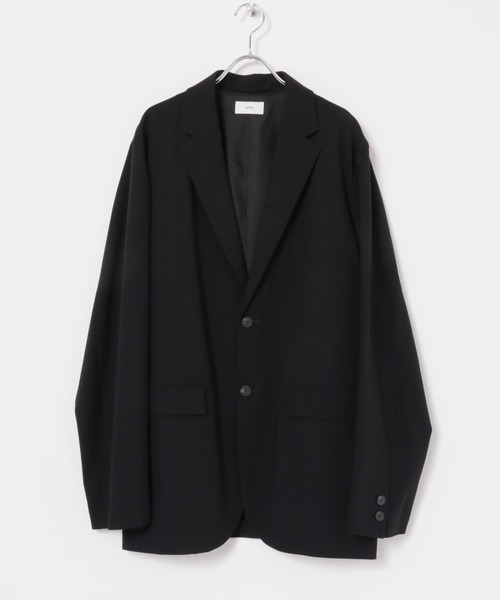 ATON(エイトン)の「ATON HIGH TWIST WOOL JACKET(その他アウター・メンズ・ネイビー/ブラック・4/6)」の7枚目の写真