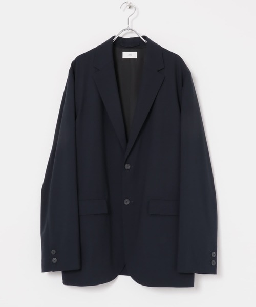 ATON(エイトン)の「ATON HIGH TWIST WOOL JACKET(その他アウター・メンズ・ネイビー/ブラック・4/6)」の8枚目の写真